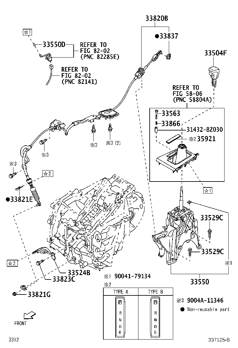 9004A-10127 BOLT (FOR TRANSMISSION CONTROL CABLE BRACKET) product image