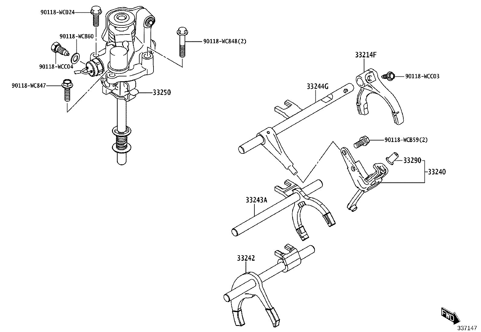 33223-WC002 BALL ASSY, LOCK, NO.1 product image