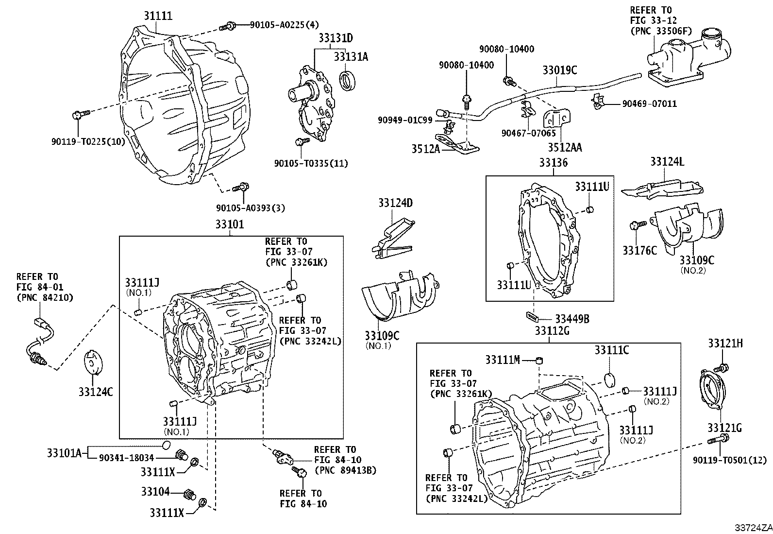 Toyota 31111-04030 HOUSING, CLUTCH