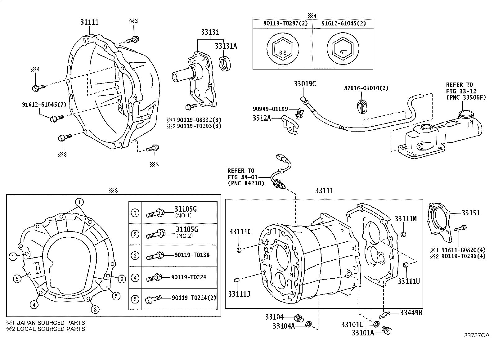 33018-0K013 RETAINER, BEARING, FRONT(MTM) product image