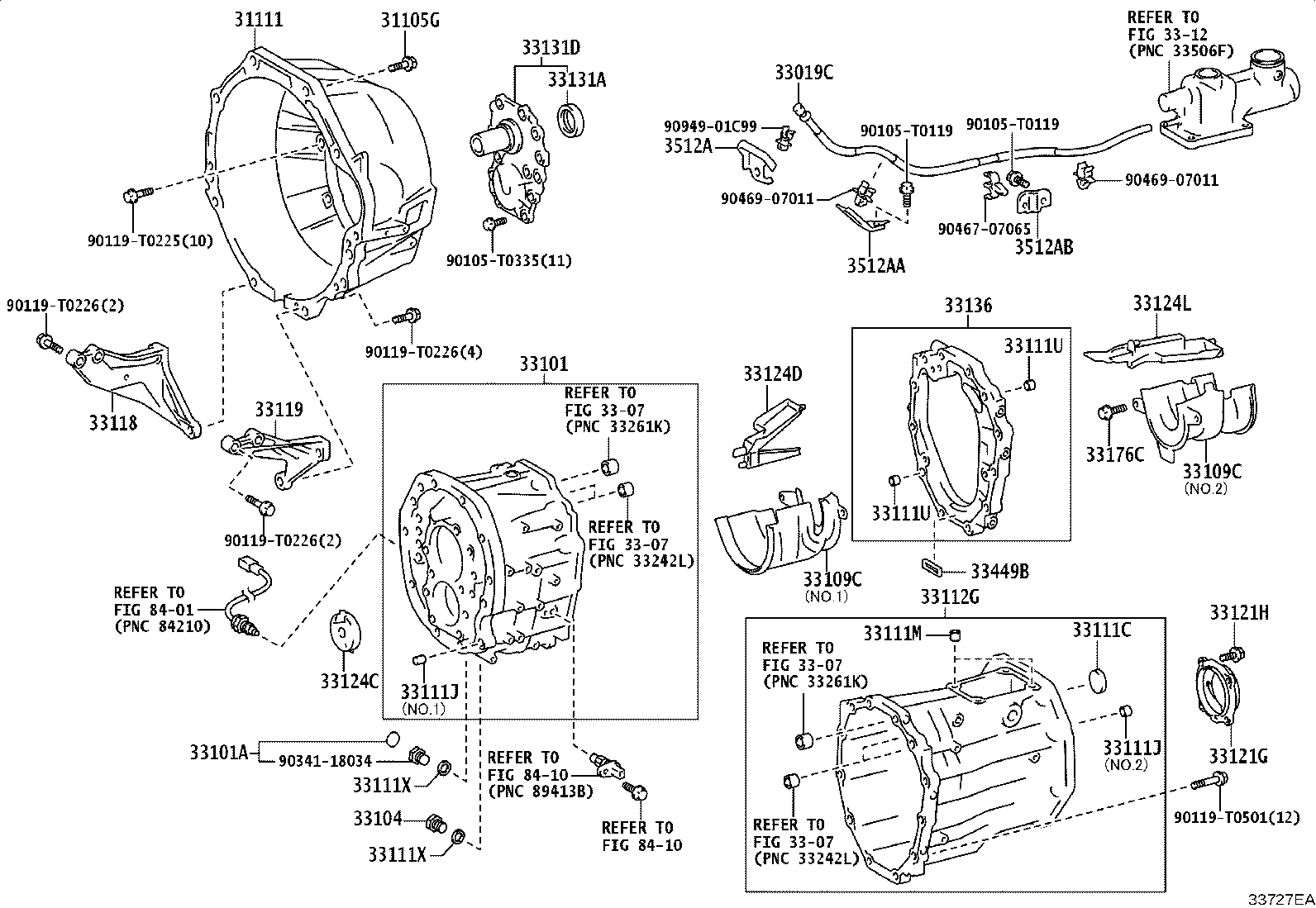 33018-0K013 RETAINER, BEARING, FRONT(MTM) product image