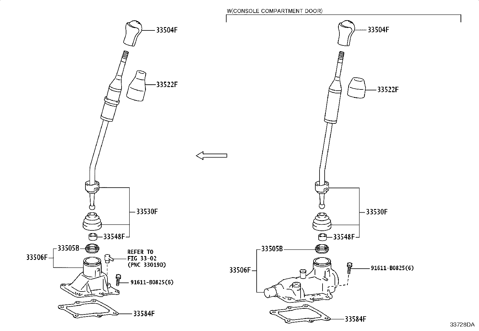 33504-0K050-C0 KNOB SUB-ASSY, SHIFT LEVER product image