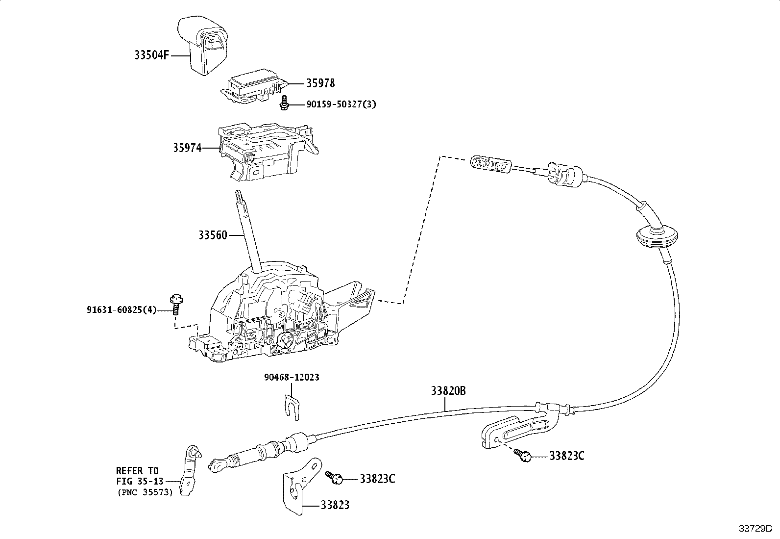 35974-35210 HOUSING, POSITION INDICATOR, LOWER product image