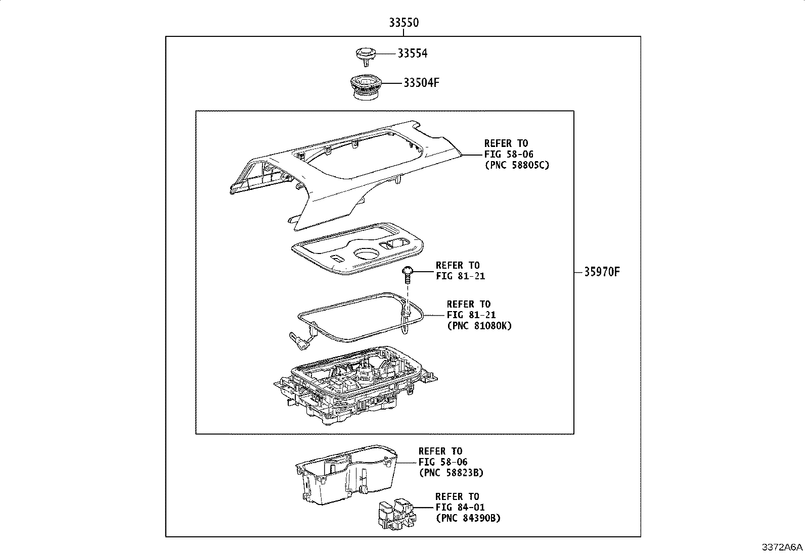 33504-03030 KNOB SUB-ASSY, SHIFT LEVER product image