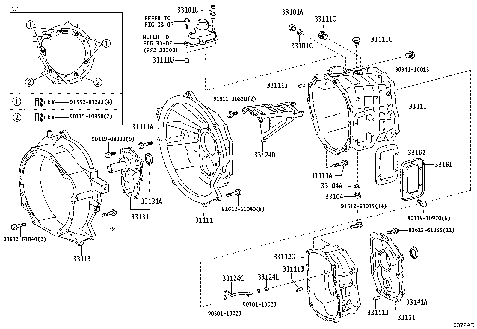 31111-36410 HOUSING, CLUTCH product image