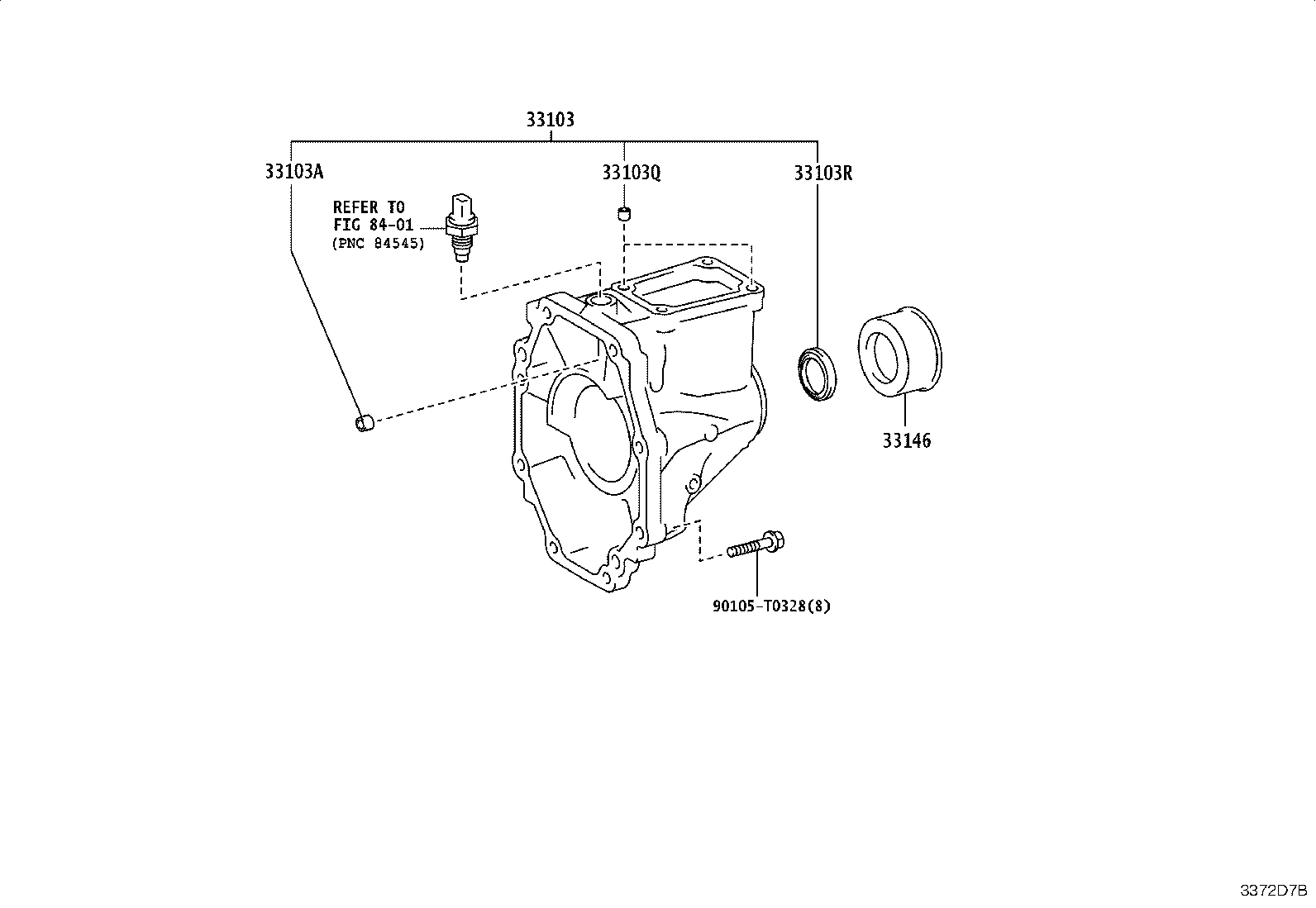 90384-T0021 BUSH(FOR MANUAL TRANSMISSION EXTENSION HOUSING) product image