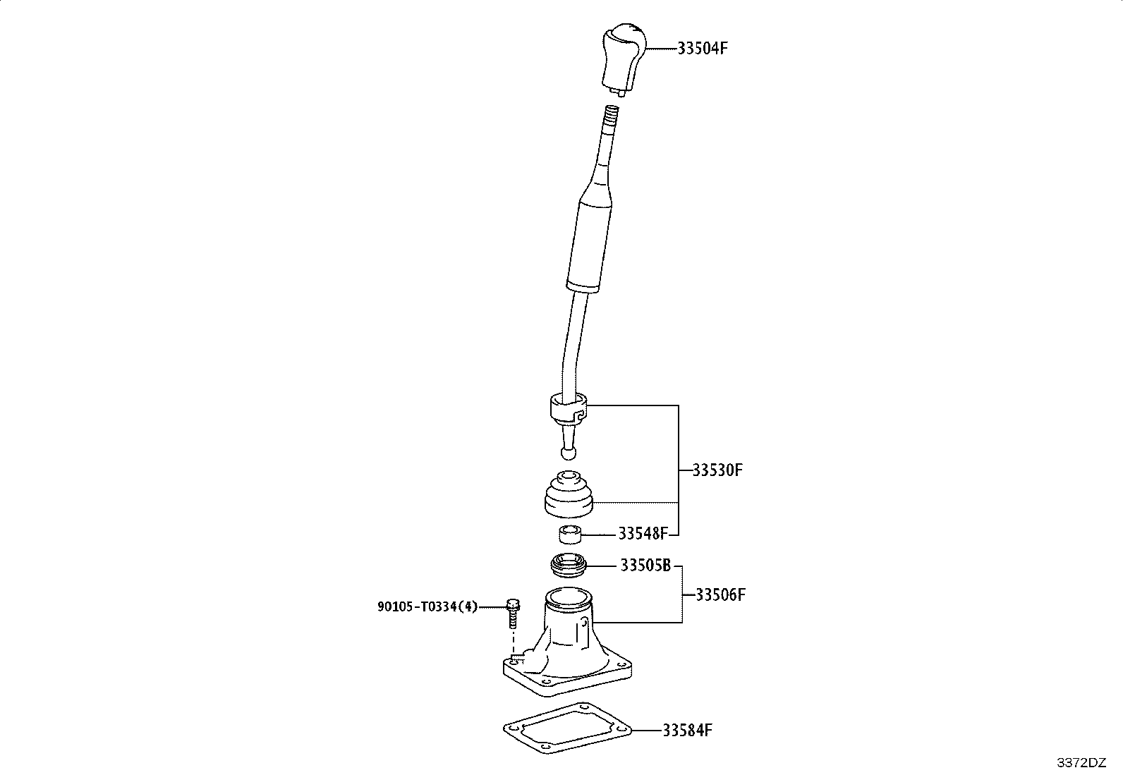 35974-0K040 HOUSING, POSITION INDICATOR, LOWER product image