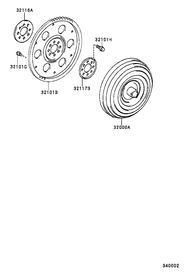 32000-44070 CONVERTER ASSY, TORQUE product image