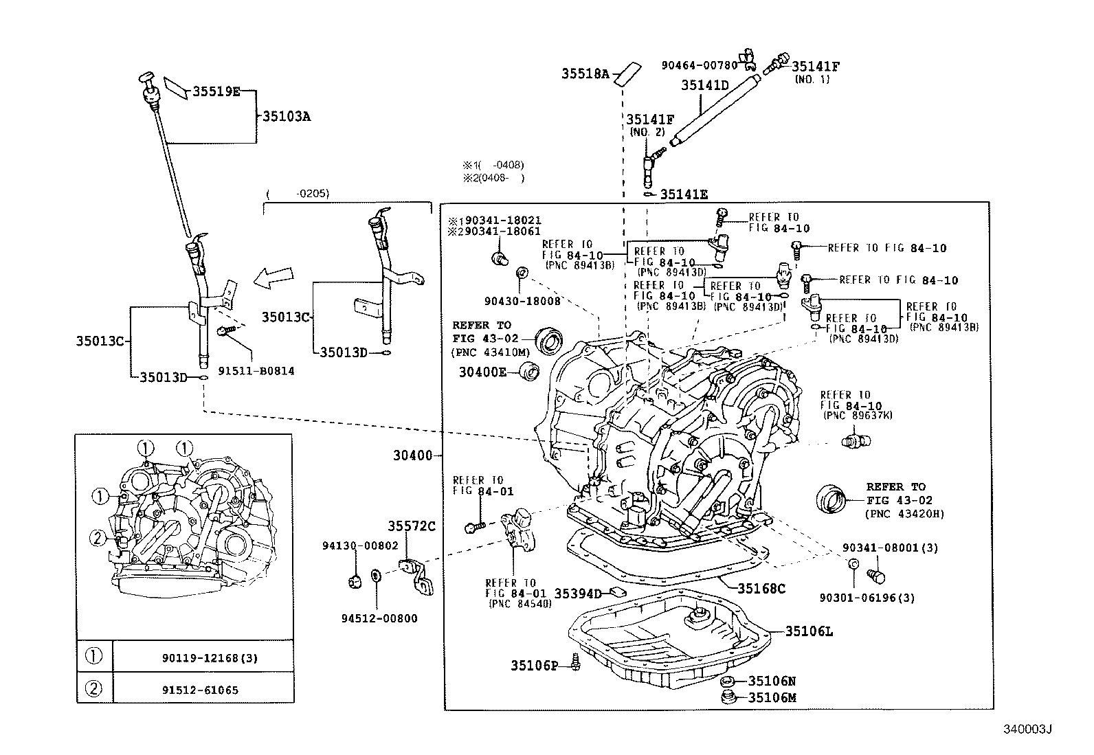 35013-63010 TUBE SUB-ASSY, TRANSMISSION OIL FILLER product image