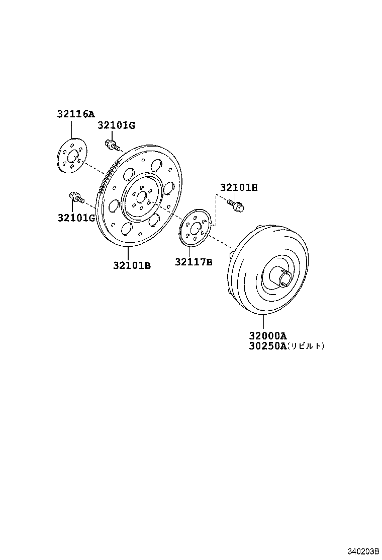 32000-52090 CONVERTER ASSY, TORQUE product image