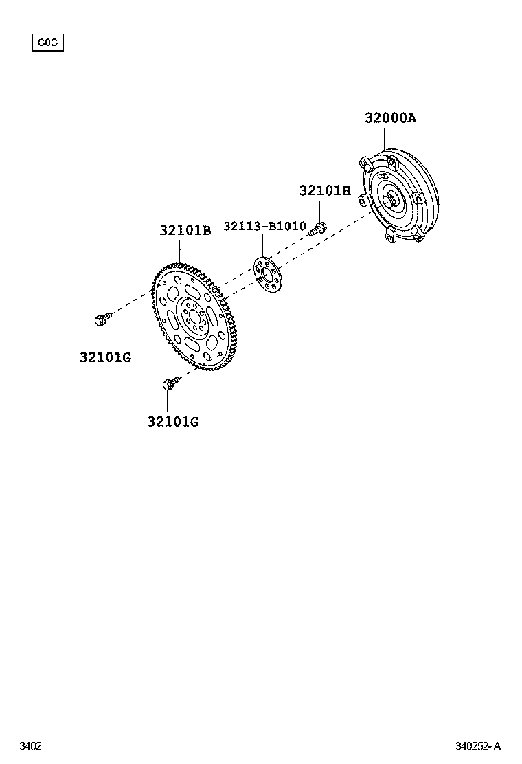 90041-05280 BOLT(FOR DRIVE PLATE & TORQUE CONVERTER SETTING) product image