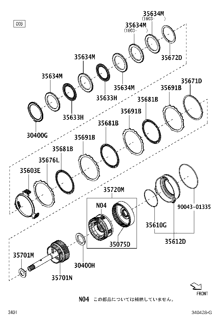 30400-B2500 TRANSAXLE ASSY, CONTINUOUSLY VARIABLE product image