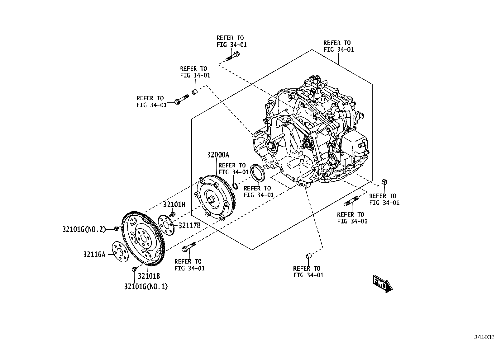 90118-WC092 BOLT(FOR DRIVE PLATE & TORQUE CONVERTER SETTING) product image