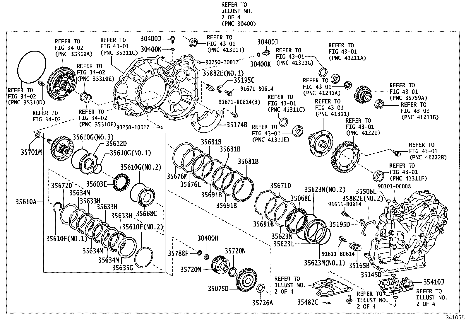 30140-12290 TRANSAXLE ASSY, CVT, REBUILT(W/O TORQUE CONVERTER) product image