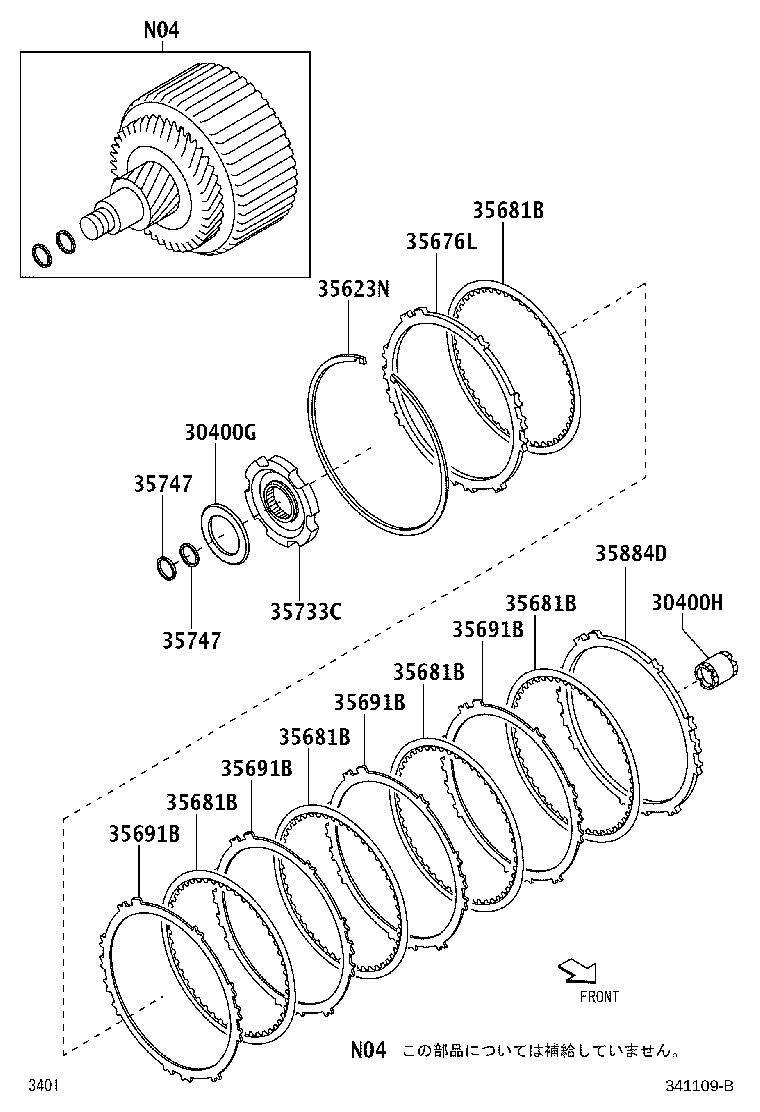30400-B2C70 TRANSAXLE ASSY, CONTINUOUSLY VARIABLE product image