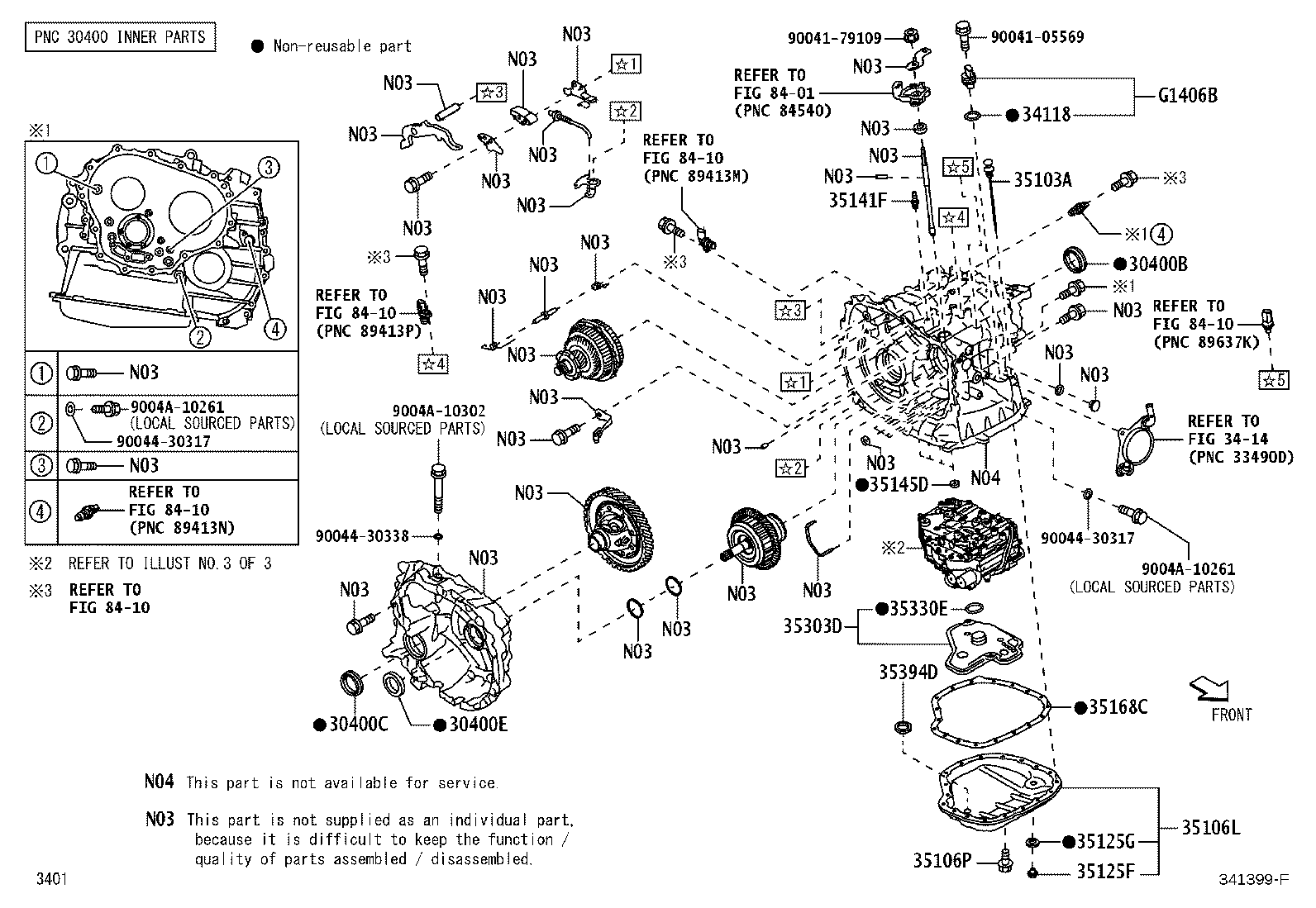 33449-B2010 MAGNET, OIL CLEANER(CVT) product image