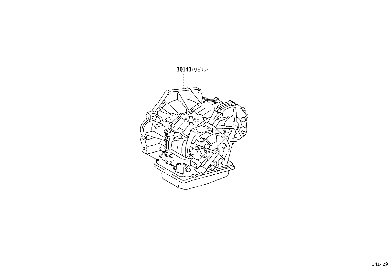 30400-28090 TRANSAXLE ASSY, CONTINUOUSLY VARIABLE product image