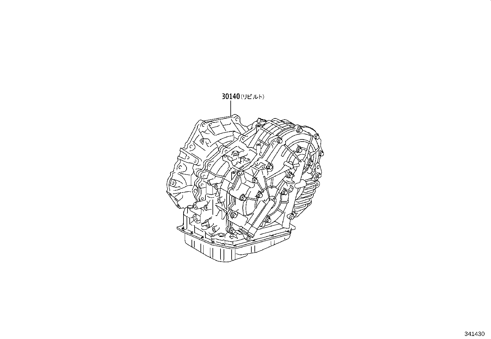 30400-28040 TRANSAXLE ASSY, CONTINUOUSLY VARIABLE product image