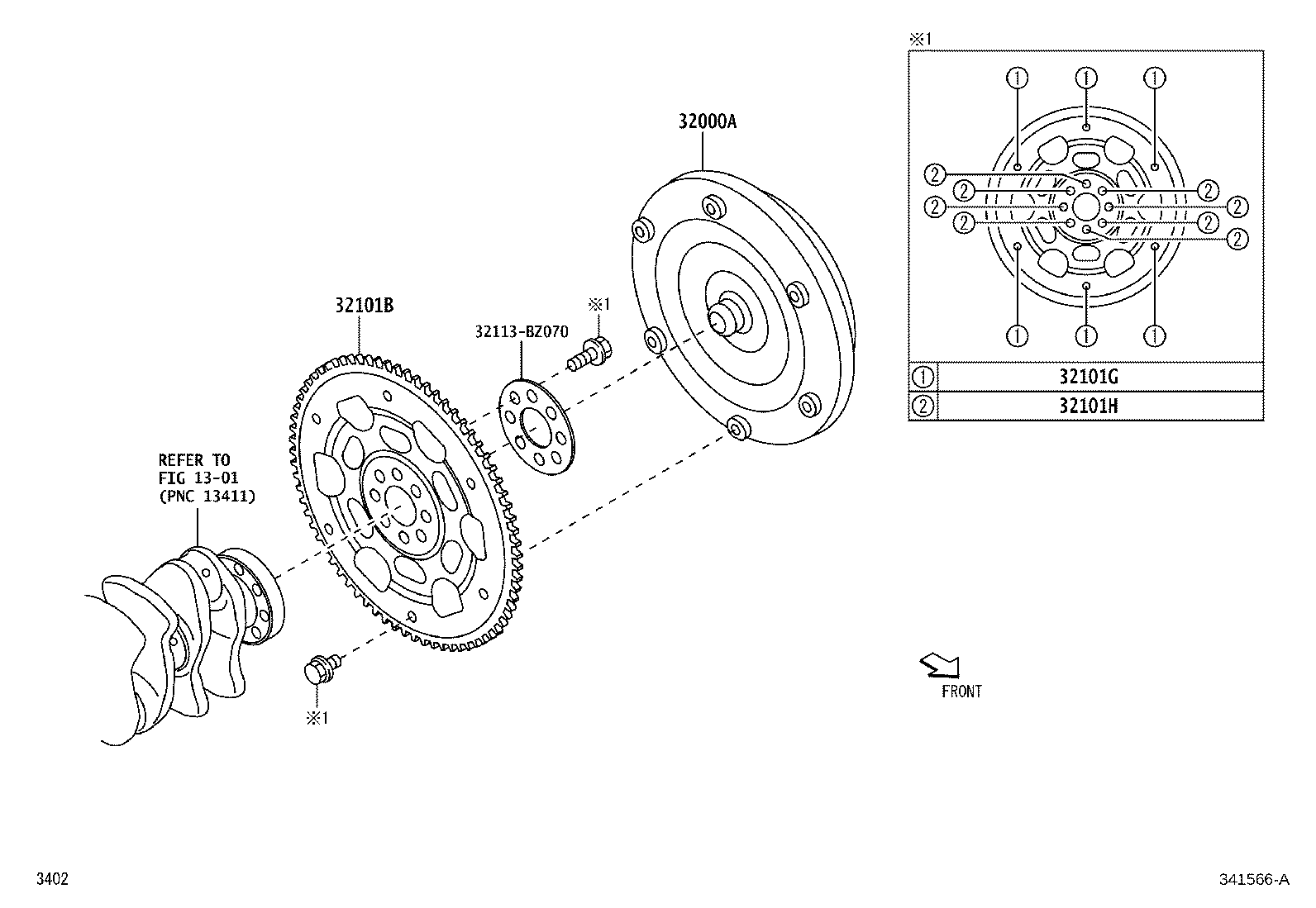 32000-BZ010 CONVERTER ASSY, TORQUE product image