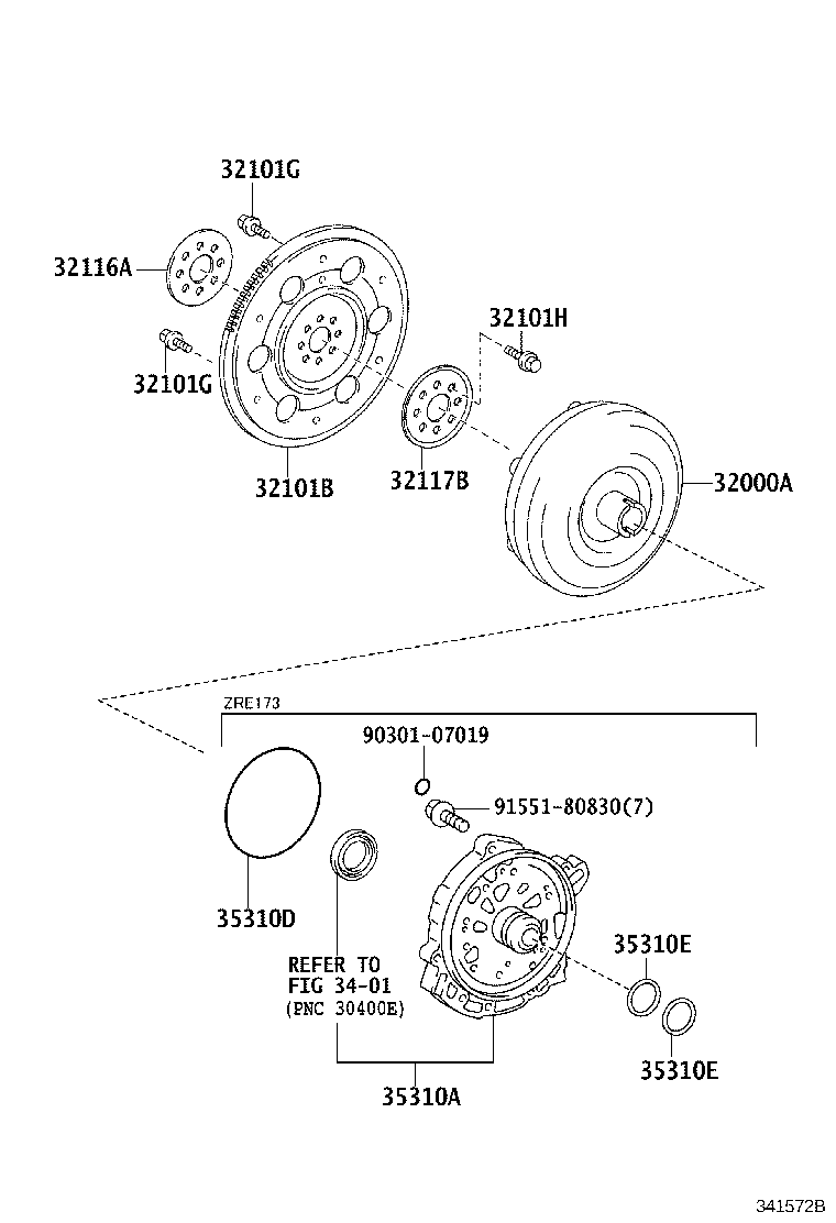 32000-12500 CONVERTER ASSY, TORQUE product image