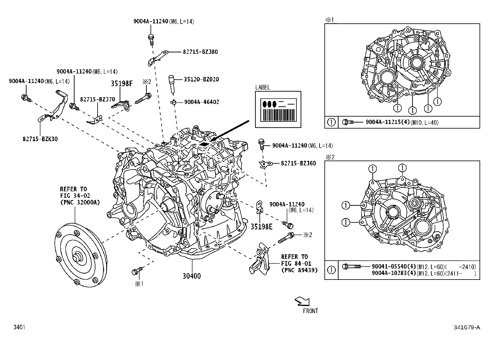 30400-BZ050 TRANSAXLE ASSY, CONTINUOUSLY VARIABLE product image