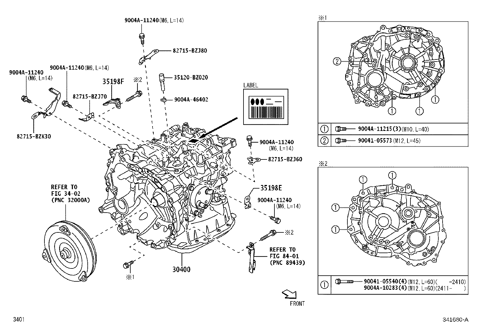 30400-BZ050 TRANSAXLE ASSY, CONTINUOUSLY VARIABLE product image