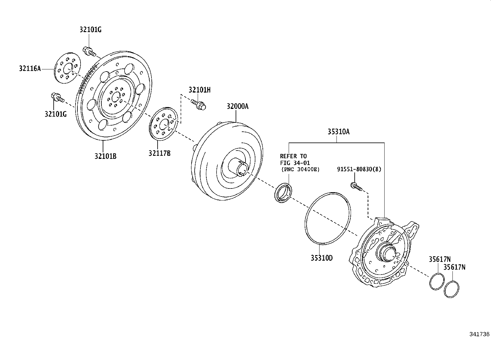 32000-58010 CONVERTER ASSY, TORQUE product image