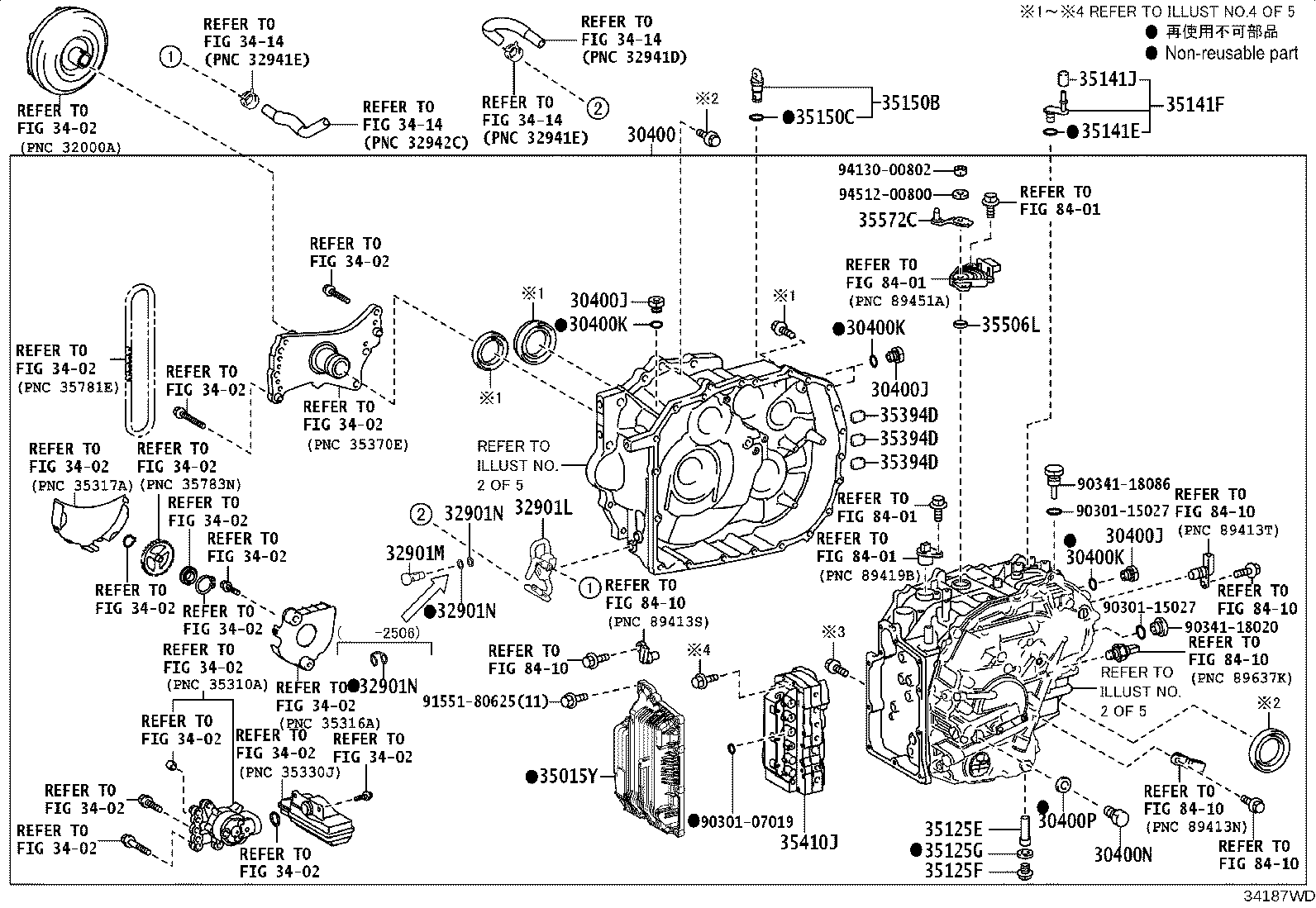 30400-33030 TRANSAXLE ASSY, CONTINUOUSLY VARIABLE product image