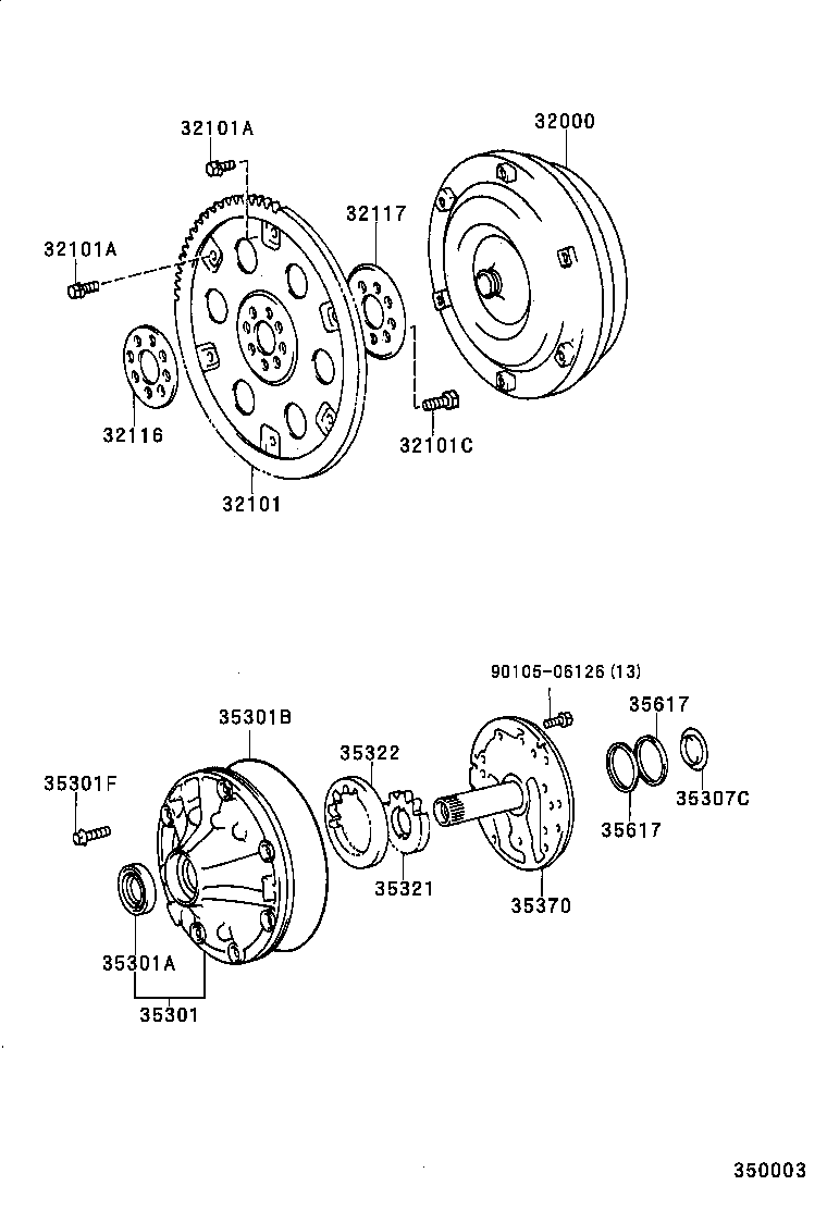 35321-60150 GEAR, FRONT OIL PUMP DRIVE product image