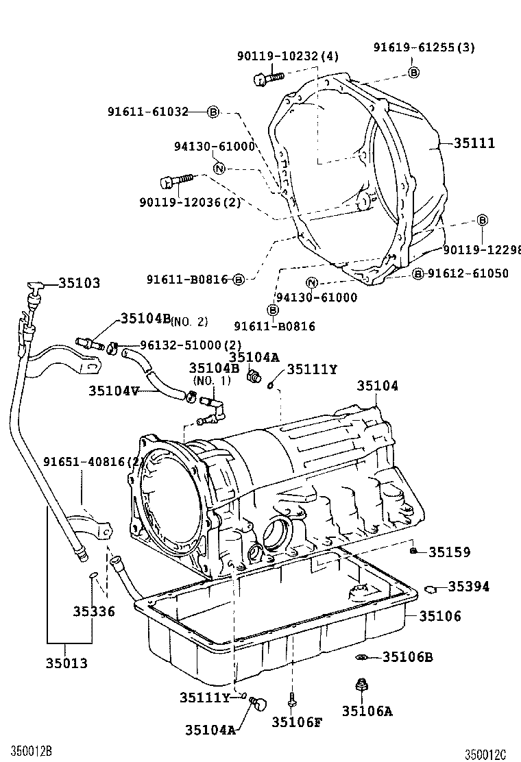35106-35140 PAN SUB-ASSY, AUTOMATIC TRANSMISSION OIL product image