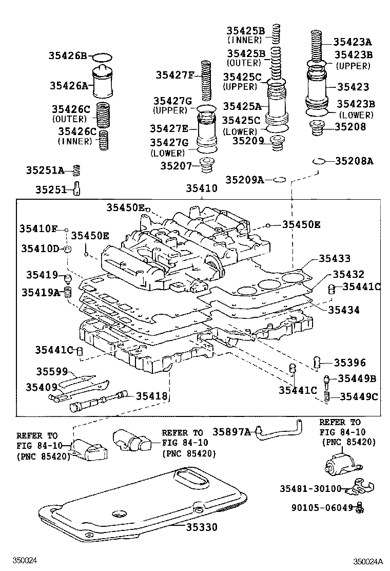 35410-60360 BODY ASSY, TRANSMISSION VALVE product image
