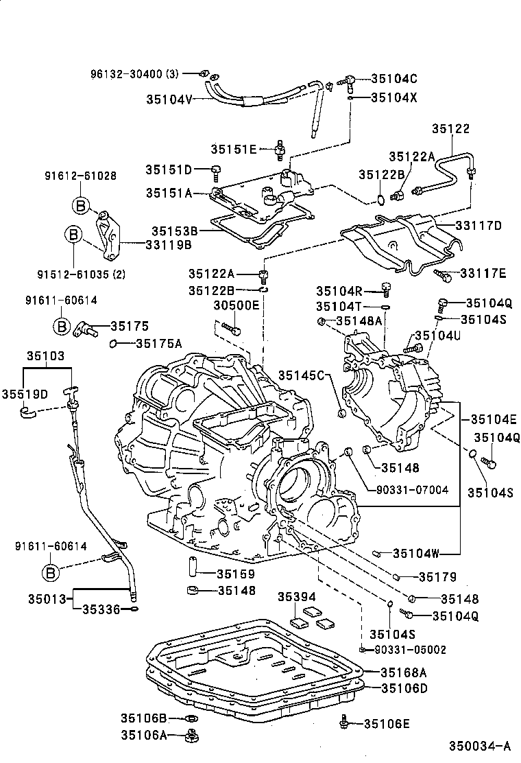 35013-44010 TUBE SUB-ASSY, TRANSMISSION OIL FILLER product image