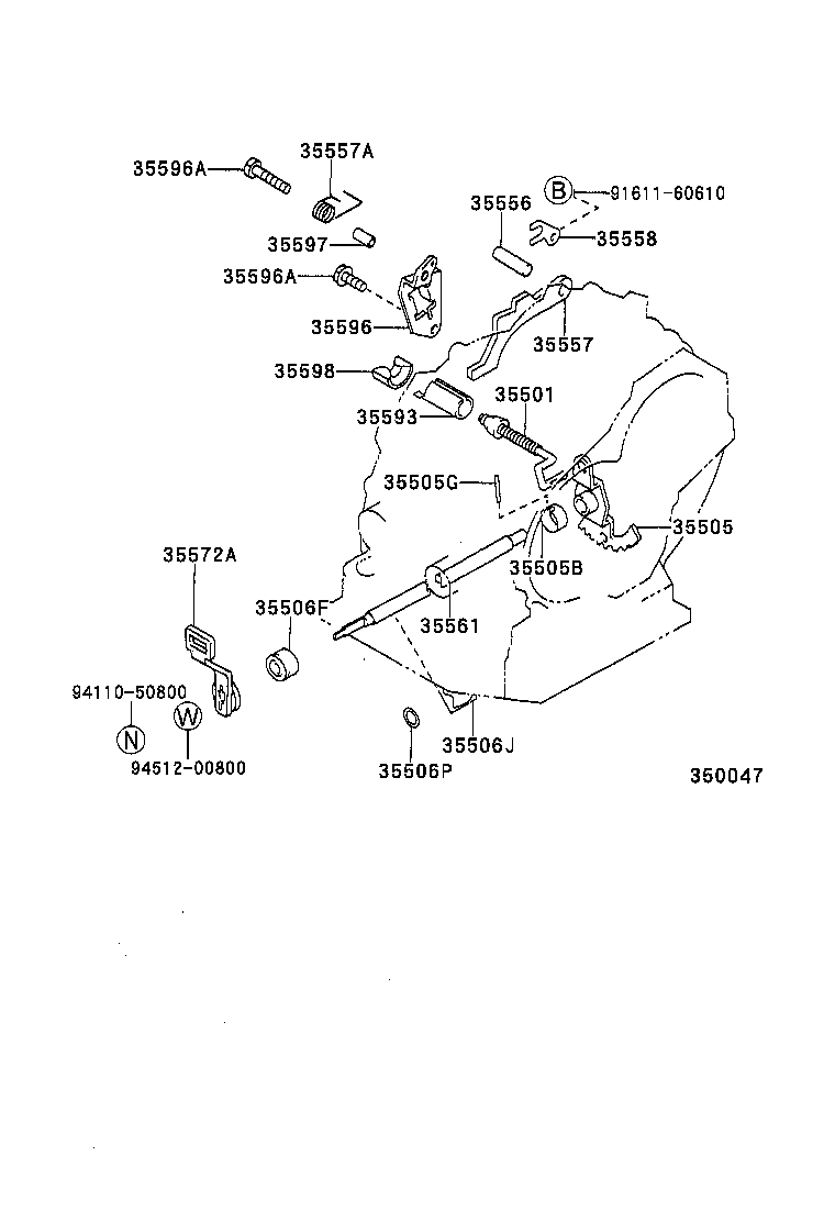 35520-44050 CABLE ASSY, THROTTLE product image