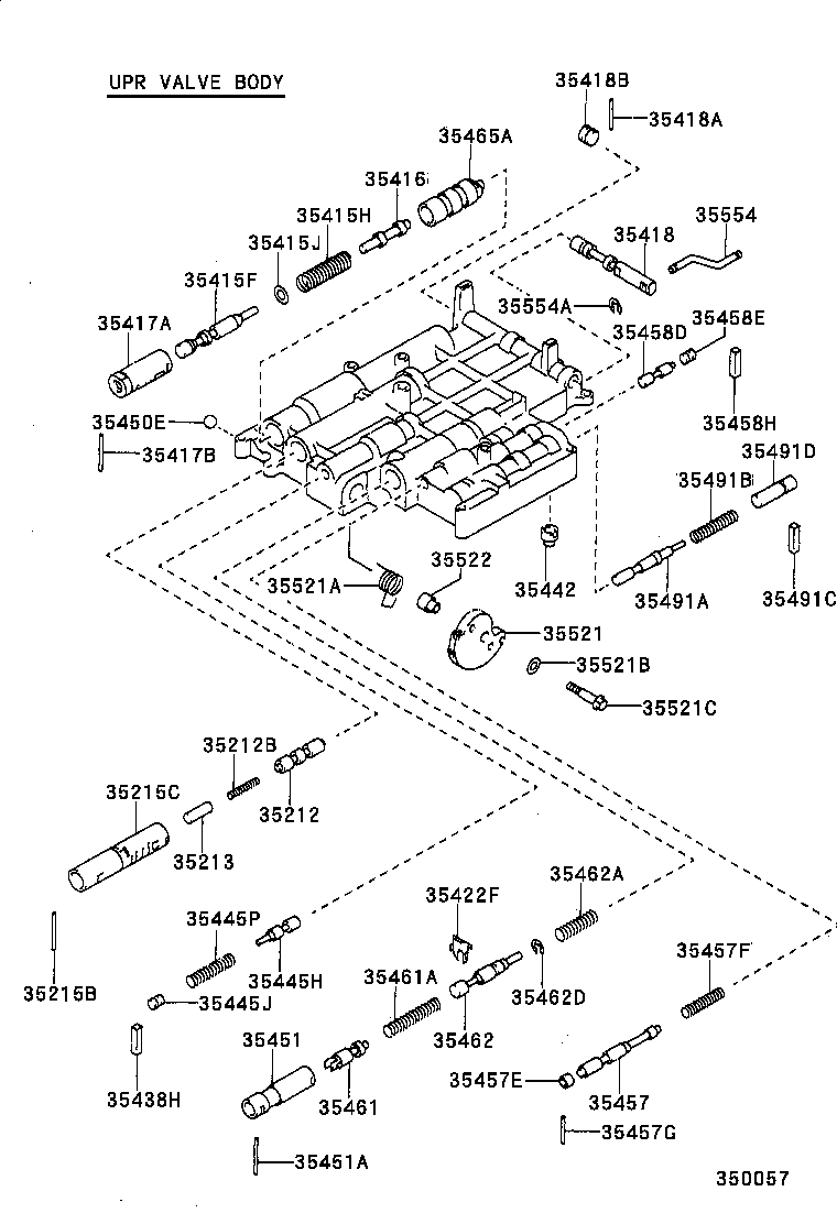35410-21040 BODY ASSY, TRANSMISSION VALVE product image
