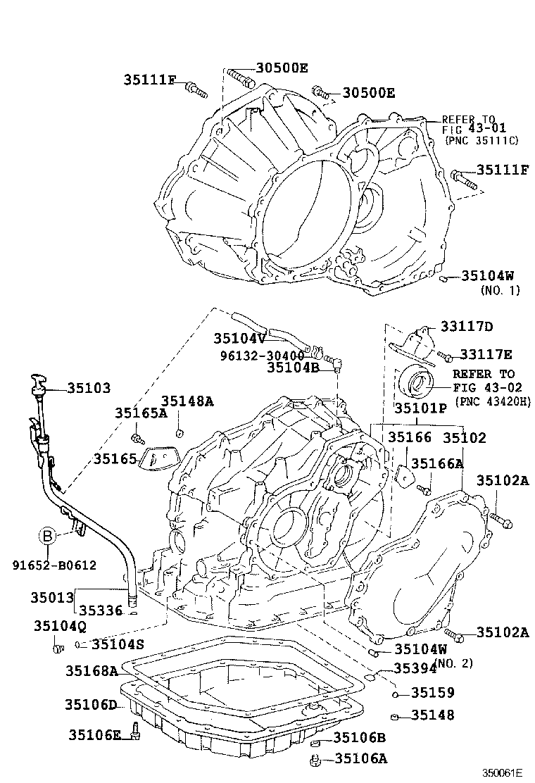 35103-44010 GAGE SUB-ASSY, TRANSMISSION OIL LEVEL product image