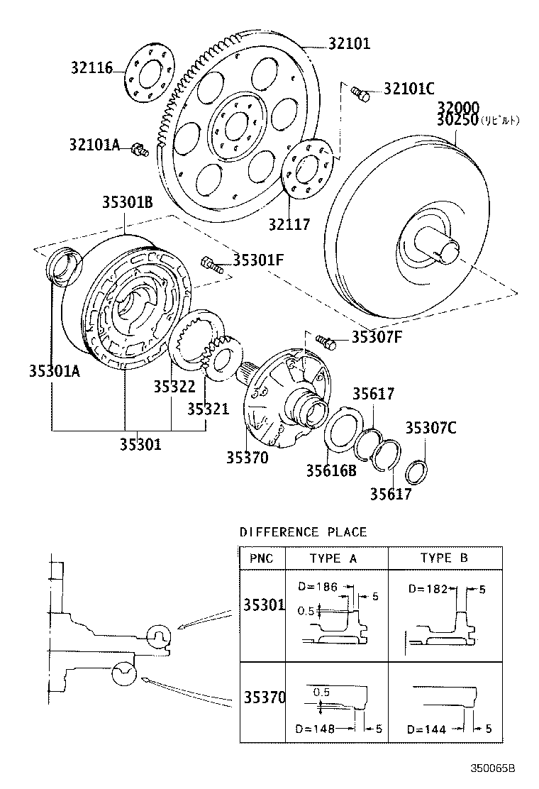 30250-20190 CONVERTER ASSY, TORQUE, REBUILT product image