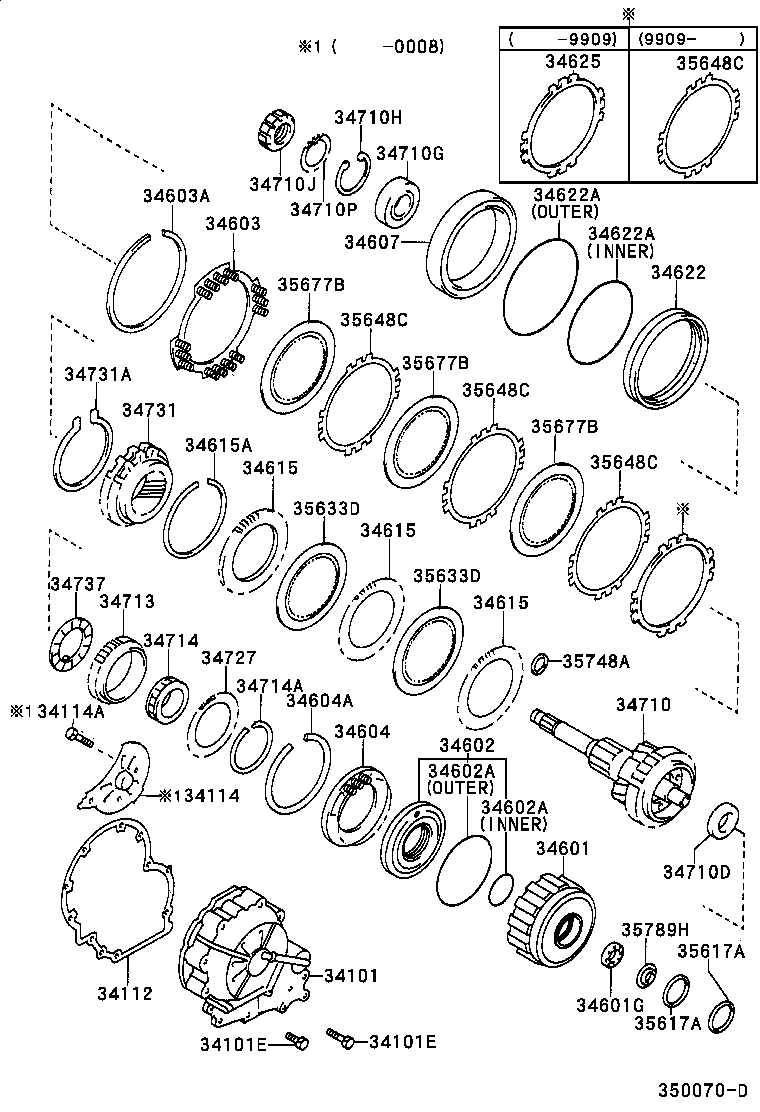 Toyota 34622-33050 PISTON, OVERDRIVE BRAKE