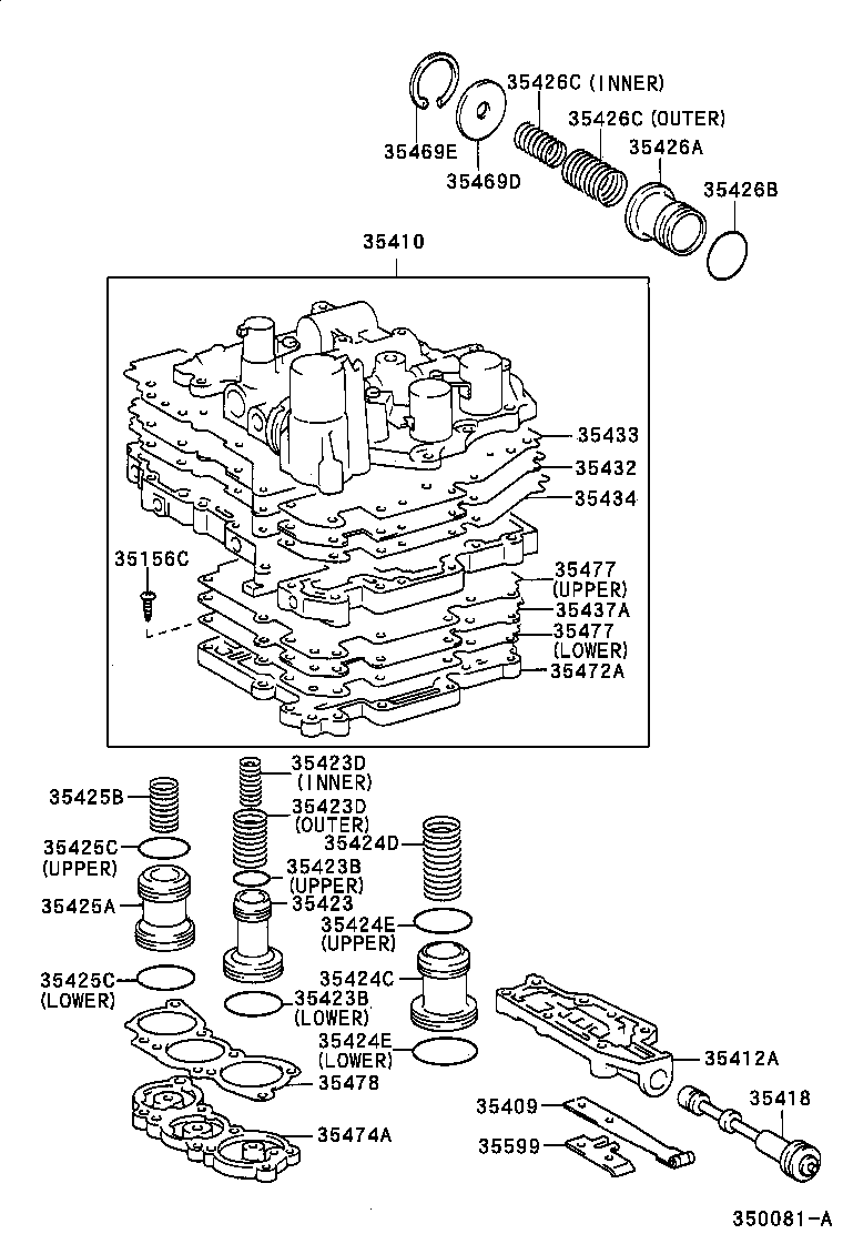 Toyota 35405-33021 PISTON, C-2 ACCUMULATOR