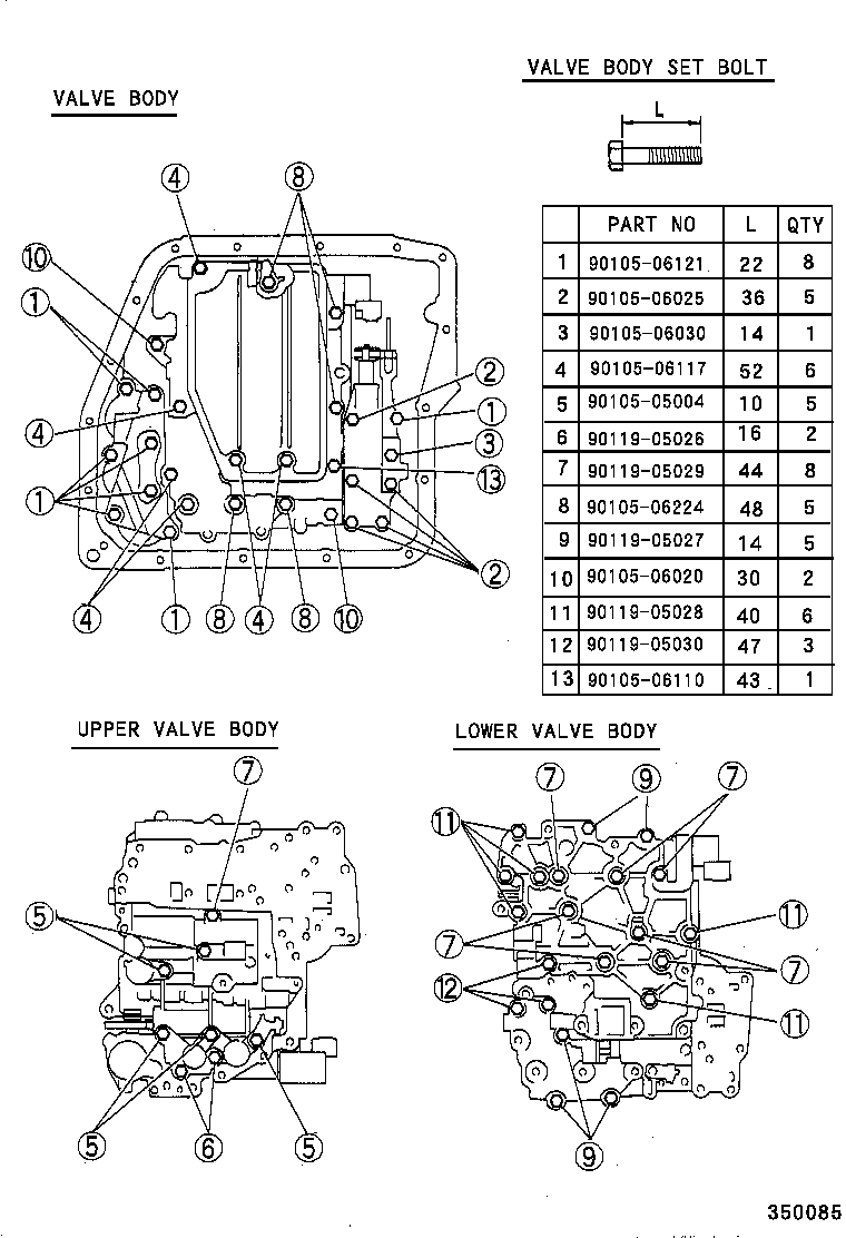 90501-20142 SPRING, COMPRESSION (FOR C-2 ACCUMULATOR PISTON) product image