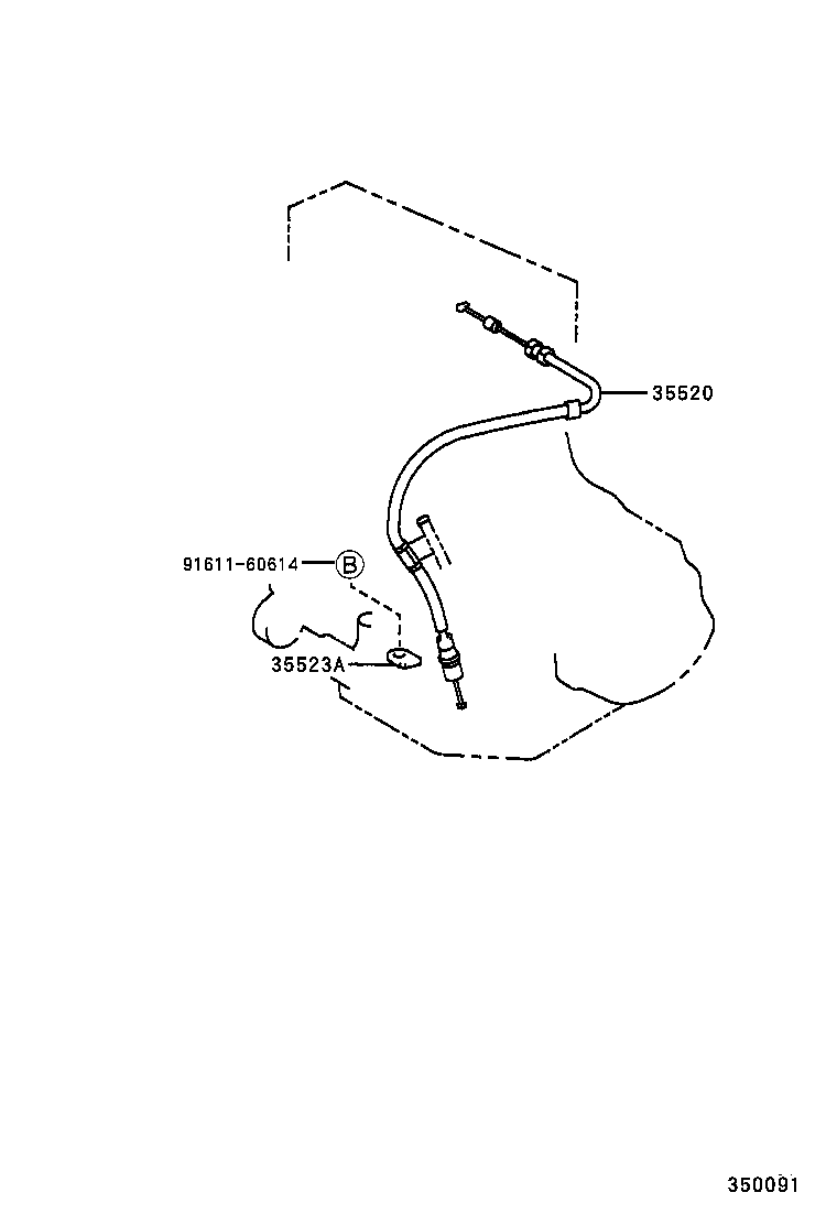 35520-33040 CABLE ASSY, THROTTLE product image