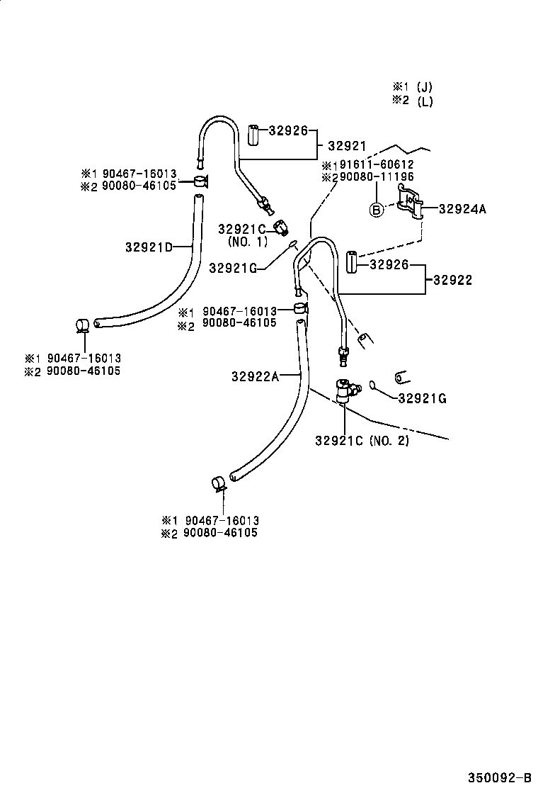 Toyota 32941-06030 HOSE(FOR OIL COOLER INLET)
