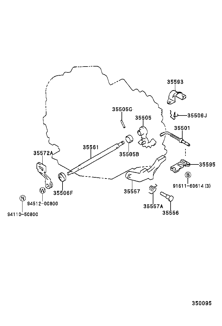 35520-33040 CABLE ASSY, THROTTLE product image