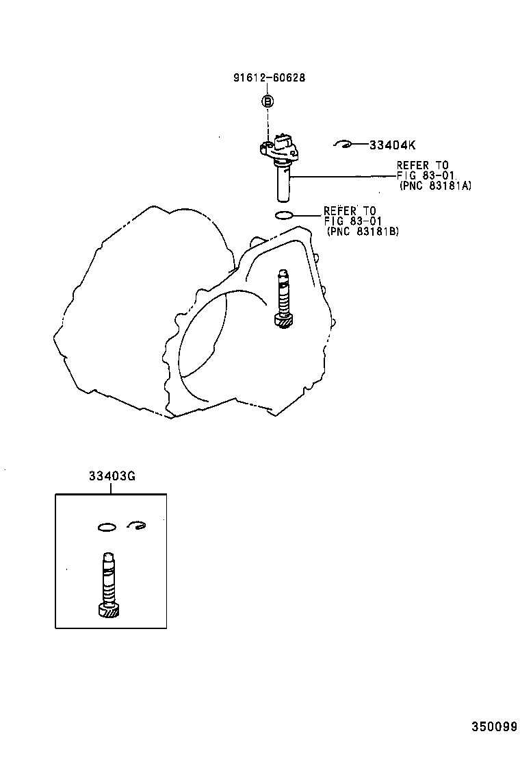 33403-29535 GEAR SUB-ASSY, SPEEDOMETER DRIVEN (ATM) product image