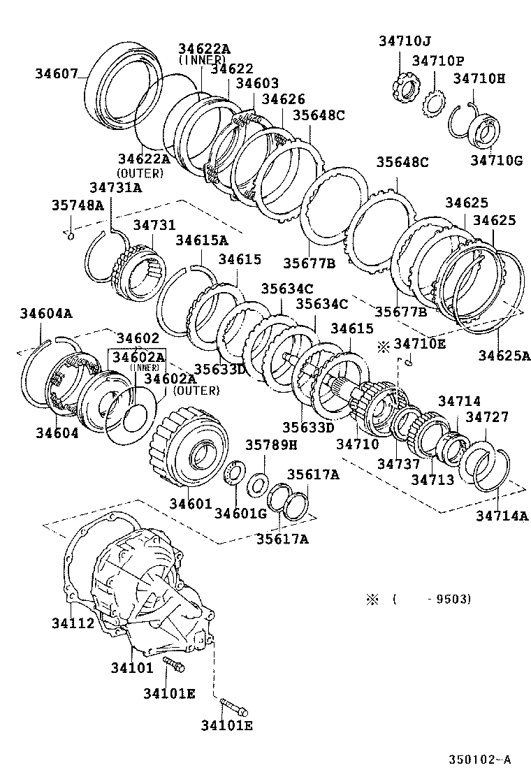 Toyota 35648-32040 PLATE, CLUTCH (FOR OVERDRIVE BRAKE)