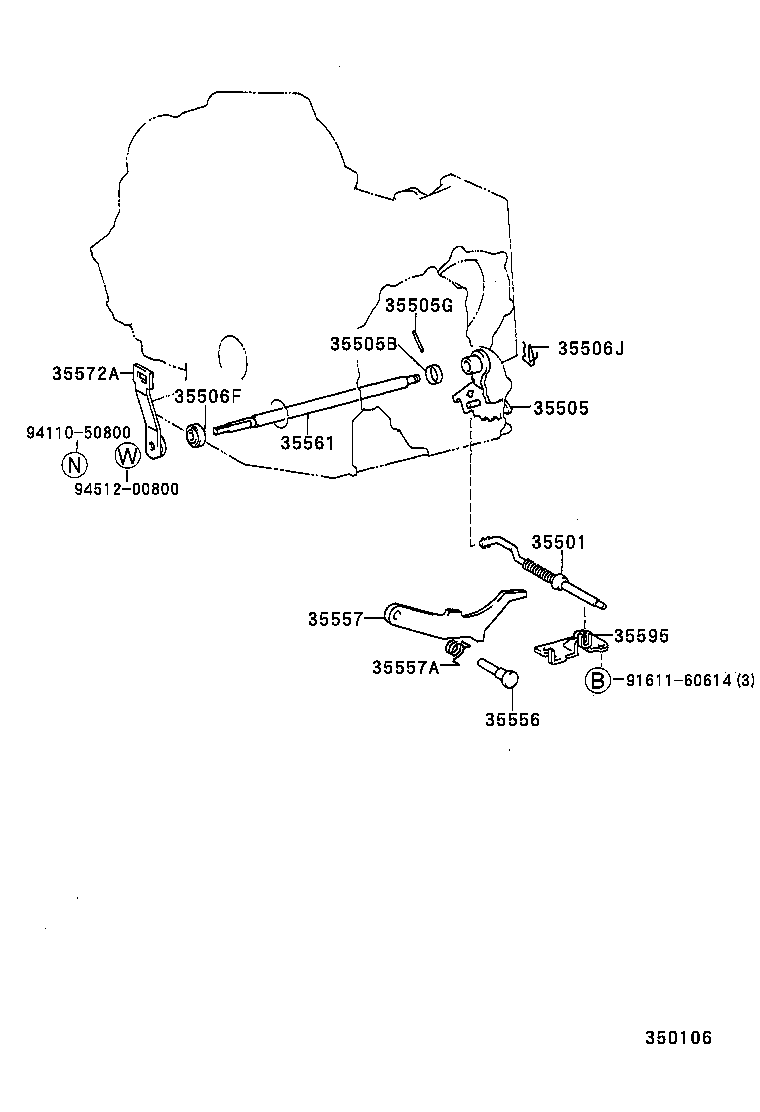 35520-20600 CABLE ASSY, THROTTLE product image