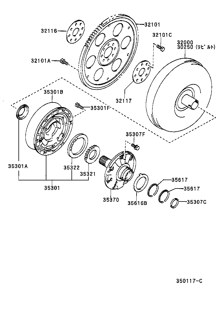 32000-21040 CONVERTER ASSY, TORQUE product image