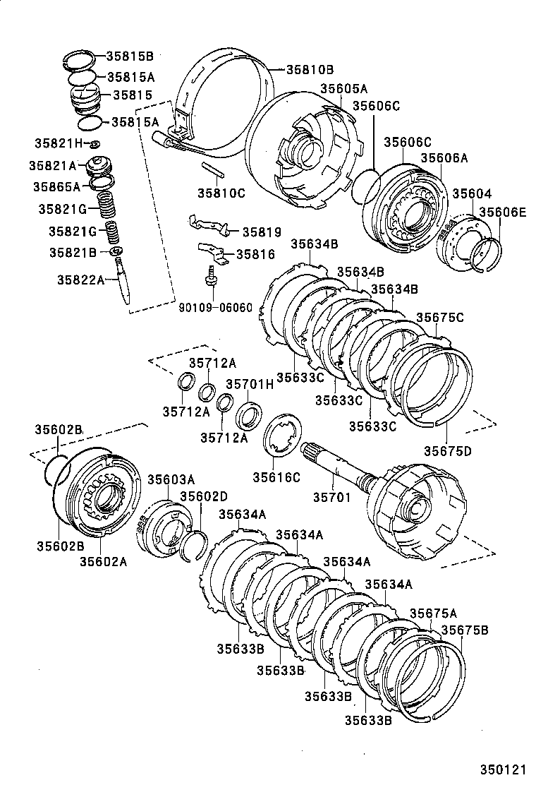 35605-48010 DRUM SUB-ASSY, DIRECT CLUTCH product image