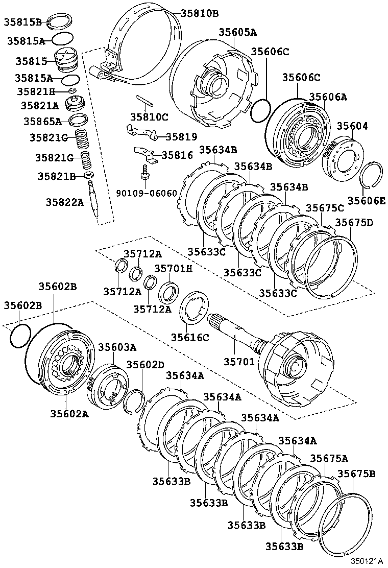 35633-21030 DISC, CLUTCH (FOR DIRECT MULTIPLE DISC CLUTCH) product image
