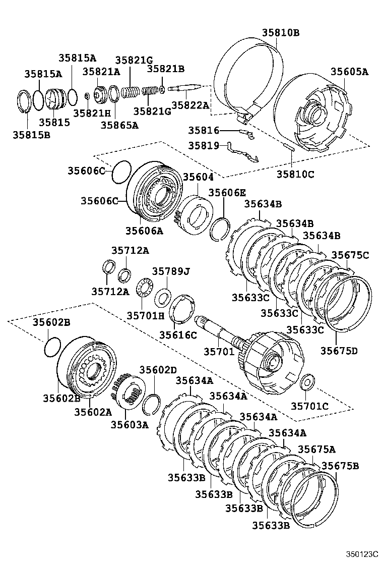 35633-21030 DISC, CLUTCH (FOR DIRECT MULTIPLE DISC CLUTCH) product image