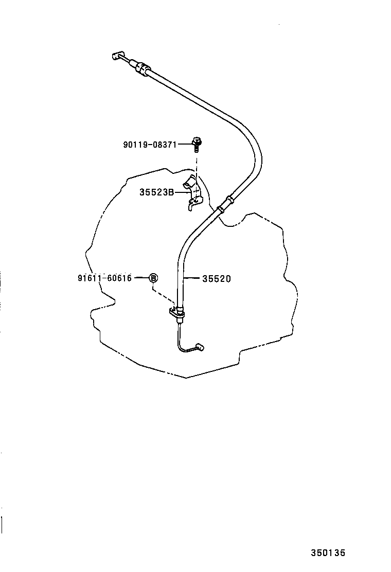 35520-20440 CABLE ASSY, THROTTLE product image